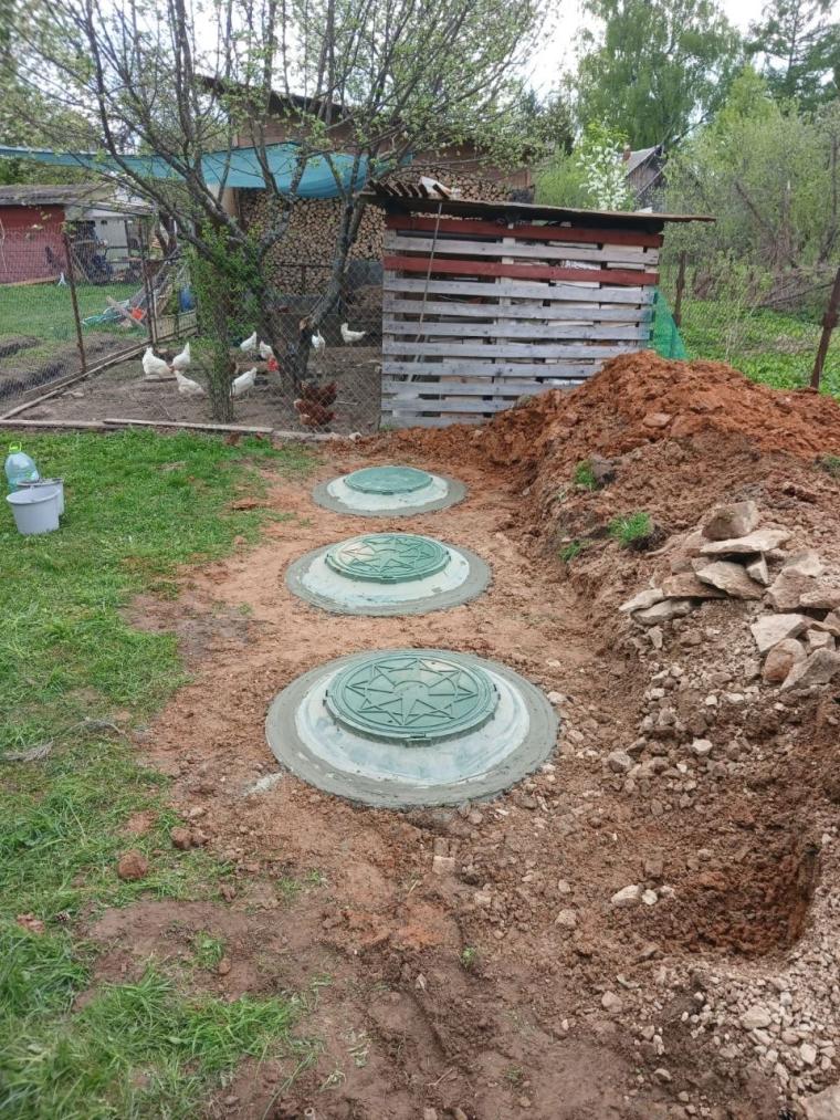 Готовый септик из колец